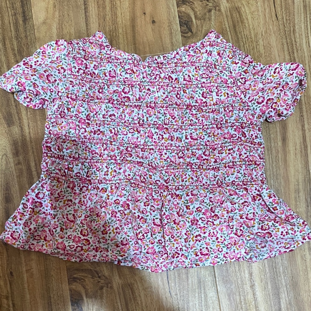 Carter's Pink and White Toddler Top